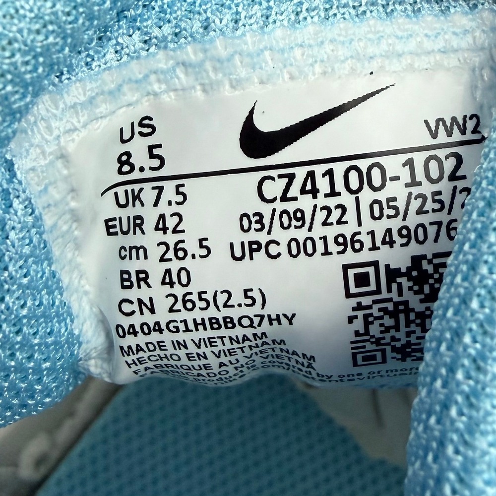 Nike Kyrie Irving Flytrap 5 Basketball Shoes Sneakers White Blue Size Mens 8.5 - Picture 11 of 12